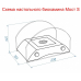 Биокамин настольный LuxFire ПУШКИНСКИЙ МОСТ S серебро